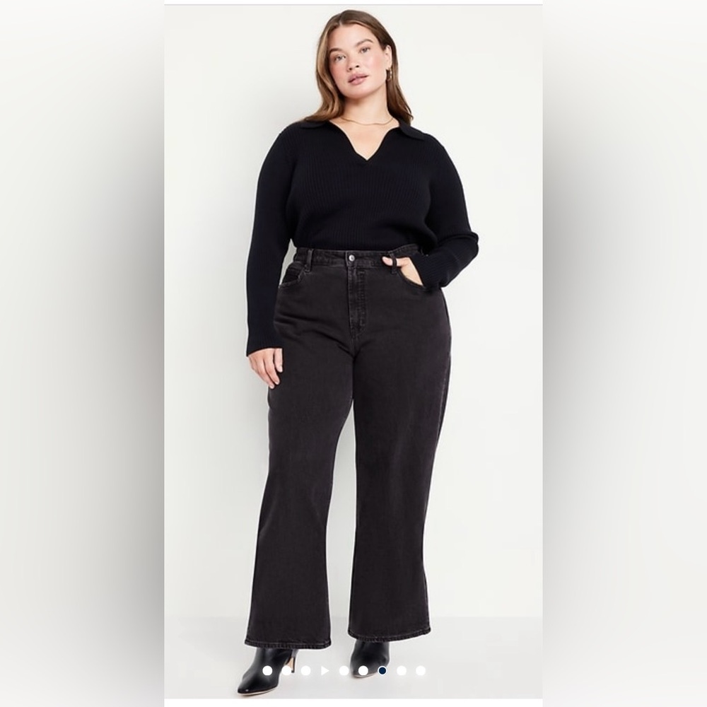 ON Extra High-waisted- Curvy- wide-leg NWOT